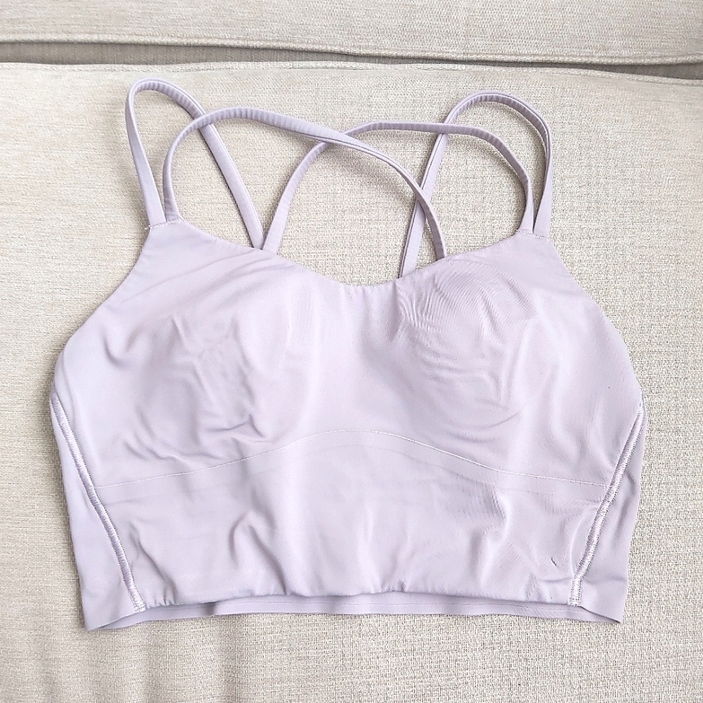 NWOt LULULEMON purple lilac sports bra